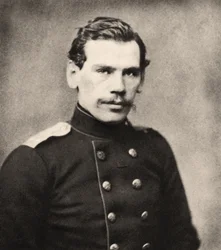 Retrato de León Tolstói, 1855